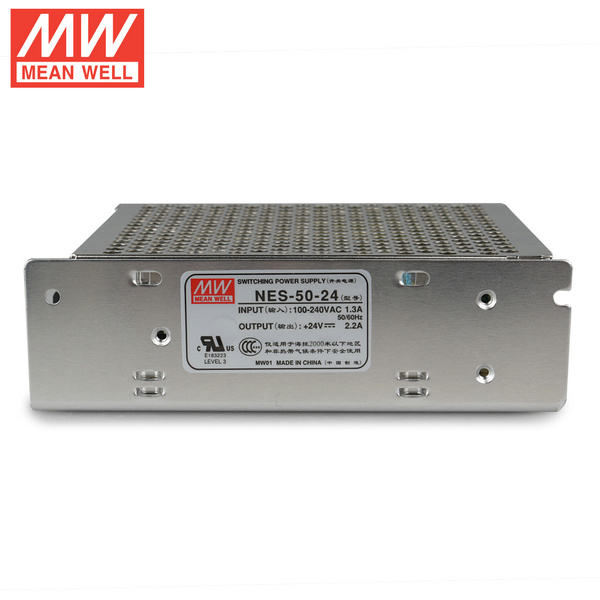 Mean Well LRS-50-24 DC24V 50Watt 2A UL Certification AC110-220 Volt Switching Power Supply For LED Strip Lights Lighting